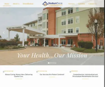 Stadiumrehab.com(Stadium Place) Screenshot
