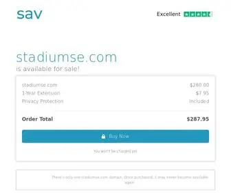 Stadiumse.com(The premium domain name) Screenshot