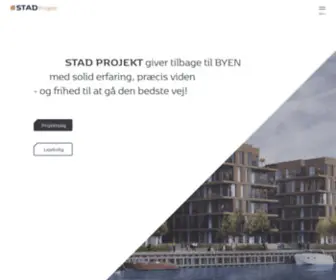 Stadprojekt.dk(STAD PROJEKT) Screenshot