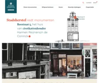 Stadsherstel.nl(Stadsherstel redt monumenten) Screenshot