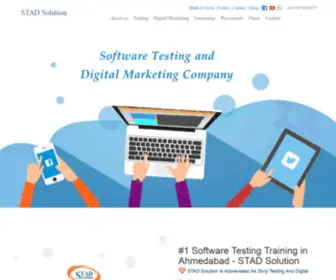 Stadsolution.com(Software Testing Training in Ahmedabad) Screenshot