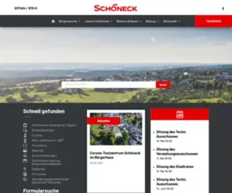 Stadt-Schoeneck.de(Stadt Schöneck) Screenshot