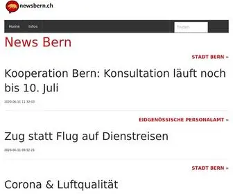 Stadt.be(News und Informationen aus Bern) Screenshot