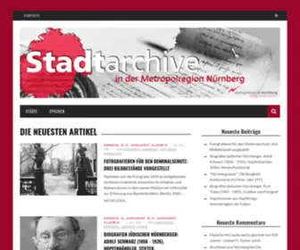 Stadtarchive-Metropolregion-Nuernberg.de(Stadtarchive) Screenshot