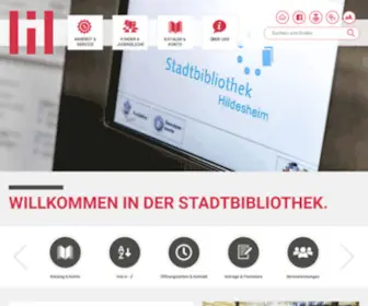 Stadtbibliothek-Hildesheim.de(Startseite) Screenshot