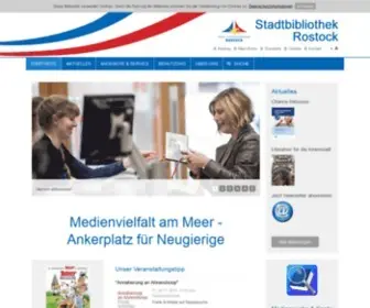 Stadtbibliothek-Rostock.de(Startseite Stadtbibliothek Rostock) Screenshot