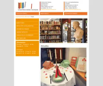 Stadtbibliothek-Weimar.de(Stadtbibliothek Weimar) Screenshot