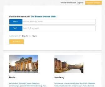 Stadtbranchenbuch.com(Das Stadtbranchenbuch f) Screenshot