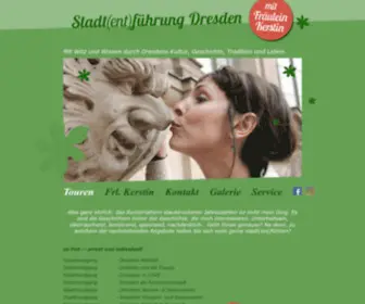 Stadtfuehrung-Dresden.de(Fräulein Kerstins Stadt(ent)führung Dresden) Screenshot