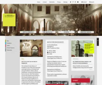 Stadtgeschichte-FFM.de(Institut) Screenshot