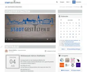 Stadtgestalten.org(Stadtgestalten Rostock) Screenshot