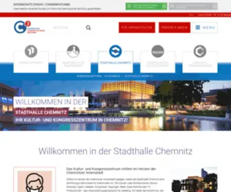 Stadthalle-Chemnitz.de(C³ CHEMNITZER VERANSTALTUNGSZENTREN) Screenshot