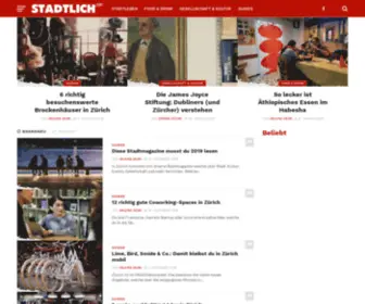 Stadtlich.ch(Webhosting and Virtual Server by) Screenshot