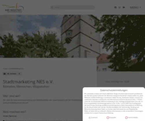 Stadtmarketing-Nes.de(Tourismus & Stadtmarketing Bad Neustadt) Screenshot