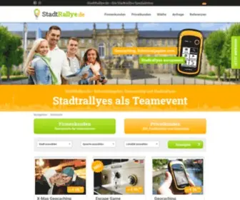 Stadtrallye.de(Schnitzeljagd und Stadtrallye bei) Screenshot