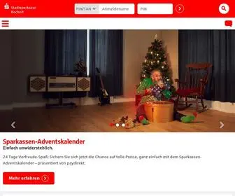 Stadtsparkasse-Bocholt.de(Stadtsparkasse Bocholt) Screenshot