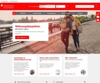 Stadtsparkasse-Kaiserslautern.de(Sparkasse Kaiserslautern) Screenshot