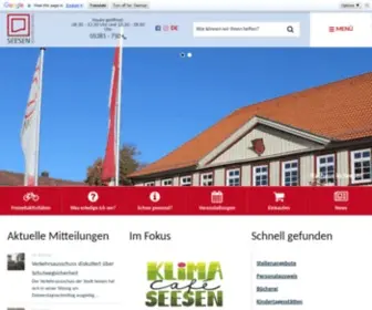 Stadtverwaltung-Seesen.de(Stadtverwaltung Seesen) Screenshot