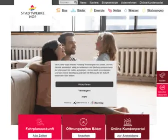 Stadtwerke-Hof.de(Stadtwerke Hof Stadtwerke Hof) Screenshot
