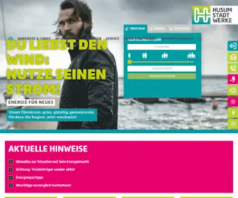 Stadtwerke-Husum.de(Stadtwerke Husum) Screenshot