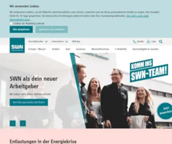 Stadtwerke-Neumuenster.de(Ihre Stadtwerke Neumünster) Screenshot