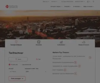 Stadtwerke-Osnabrueck.de(Energie, Wasser, Mobilität, Freizeit und Wohnen) Screenshot