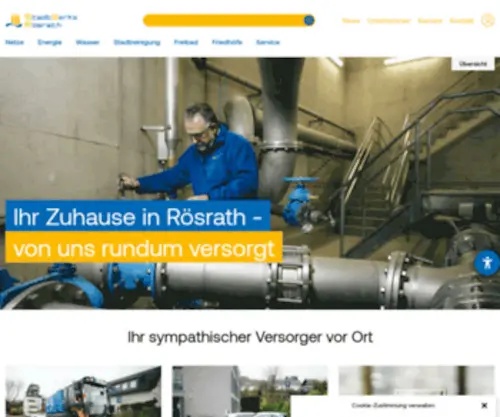 Stadtwerke-Roesrath.de(Startseite) Screenshot