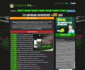 Stadyumtv1.com(Maç Yayınlarını Stadyumdan İzleyin ve Keyfini Çıkarın) Screenshot