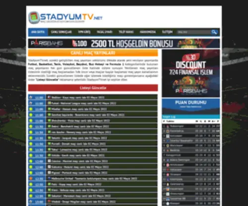 Stadyumtv.net(Taraftarizlesin) Screenshot