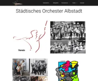 Staedtisches-Orchester-Albstadt.de(Staedtisches Orchester Albstadt) Screenshot