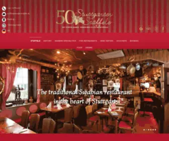 Staeffele.de(Das traditionelle schwäbische Restaurant im Herzen von Stuttgart. Teil der Schmeck den Süden) Screenshot
