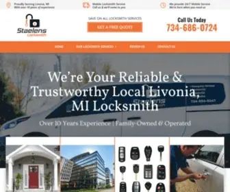 Staelenslocksmith.com(Locksmith Livonia) Screenshot