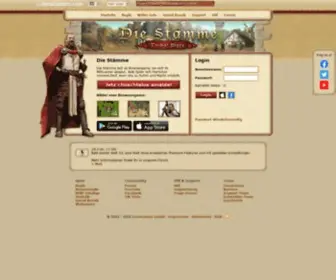 Staemme.ch(Das klassische Browsergame Die Stämme) Screenshot