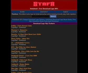 Stafabandza.net(StafaBand Download Lagu Terbaru Gratis) Screenshot