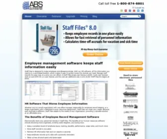 Staff-Files.com(Employee Management Software Keeps Staff Information Easily) Screenshot