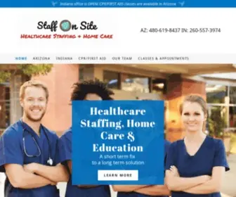 Staff-Onsite.com(Staff On Site) Screenshot
