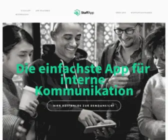 Staffapp.ch(App für interne Mitarbeiterkommunikation) Screenshot