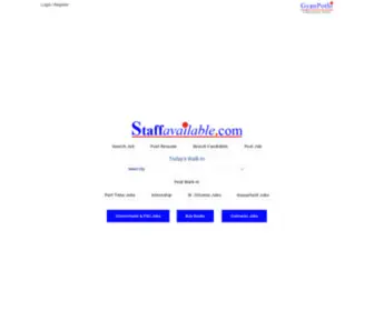 Staffavailable.com(Government Jobs) Screenshot