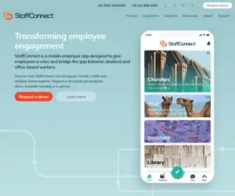 Staffconnectapp.com(Employee App For Internal Communications) Screenshot