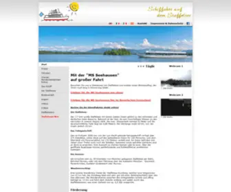 Staffelsee.org(Schiffahrt auf dem Staffelsee) Screenshot