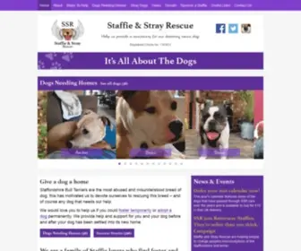 Staffieandstrayrescue.co.uk(Staffie & Stray Rescue) Screenshot