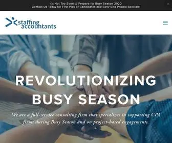 Staffingaccountants.com(Staffing Accountants) Screenshot