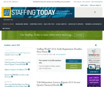 Staffingtoday.net(Staffing Today) Screenshot