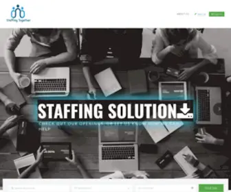 Staffingtogether.com(A revolution in Recruiting) Screenshot