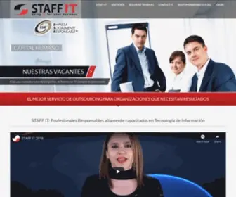 Staffit.com.mx(México) Screenshot