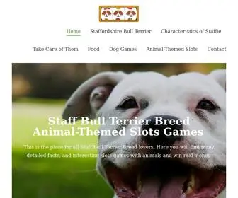 Staffitinfo.com(Staff Bull Terrier Breed) Screenshot