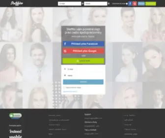 Staffito.com(Staffito vám pomáhá najít práci nebo spolupracovníky) Screenshot