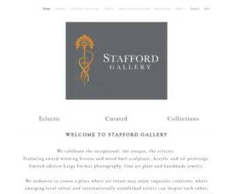 Staffordgallery.com(Stafford Gallery Home Page Eclectic Curated Collections) Screenshot