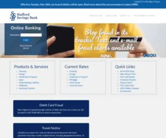 Staffordsavingsbank.com(Stafford Savings Bank) Screenshot