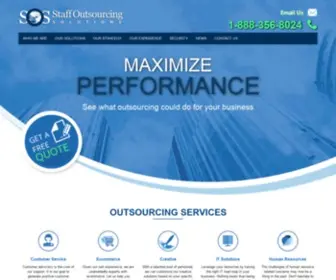 Staffoutsourcing.com(BPO Services) Screenshot